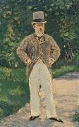 Edouard Manet Portrait de Monsieur Brun oil painting artist
